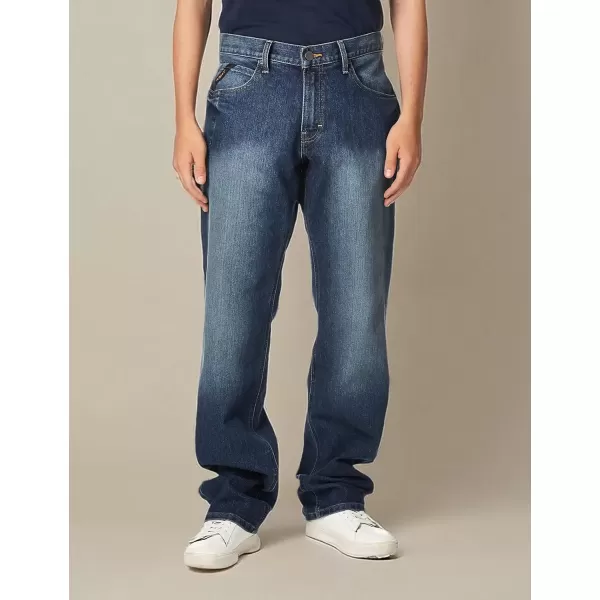 imageAriat Mens Rebar M3 Loose DuraStretch Basic Stackable Straight Leg JeanSierra
