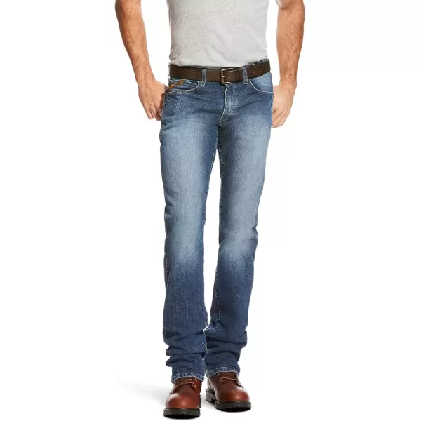 imageAriat Mens Rebar M3 Loose DuraStretch Basic Stackable Straight Leg JeanSierra