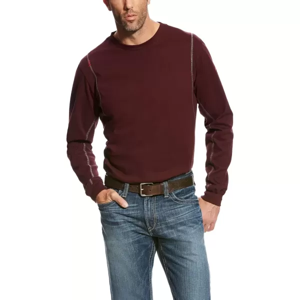 imageARIAT Mens Fr Ac Crew TShirtMalbec