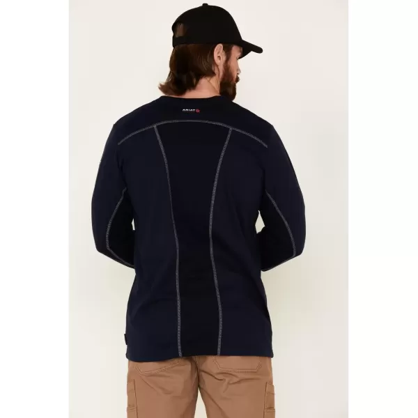 imageARIAT Mens Fr Ac Crew TShirtNavy