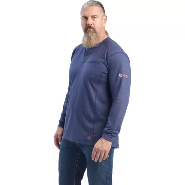 imageARIAT Mens Fr Air Service TShirtNavy Heather