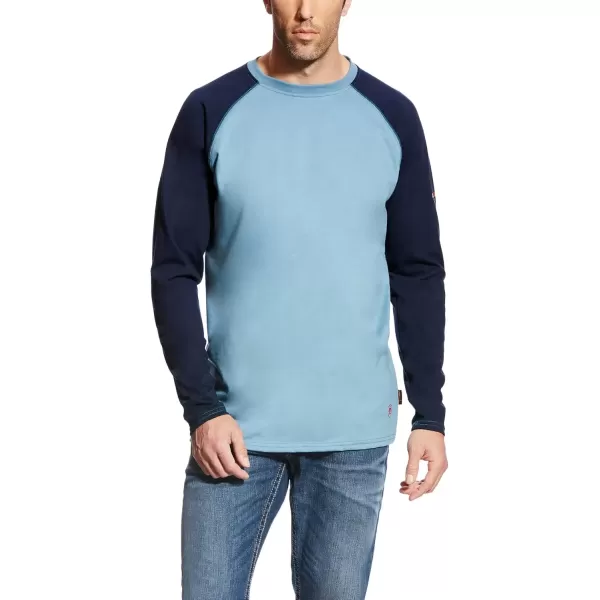 imageARIAT Mens Fr Baseball TShirtSteel Blue