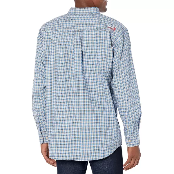 imageARIAT Mens Fr Cunningham Check Logo ButtonDown Work Shirt  10041685Turquoise