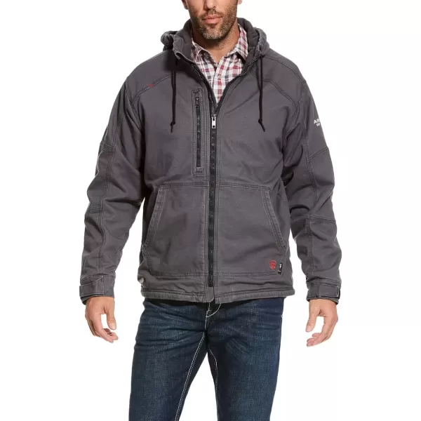 imageARIAT Mens Fr Duralight Stretch Canvas JacketIron Gray