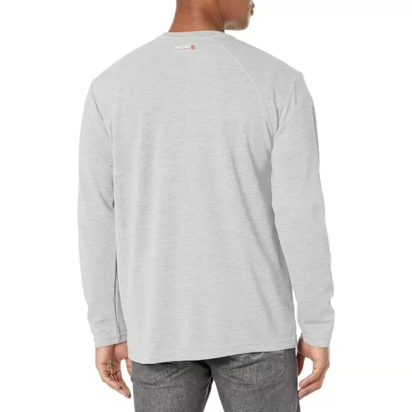 imageARIAT Mens Fr Max Protect Inherent TShirtHeather Grey