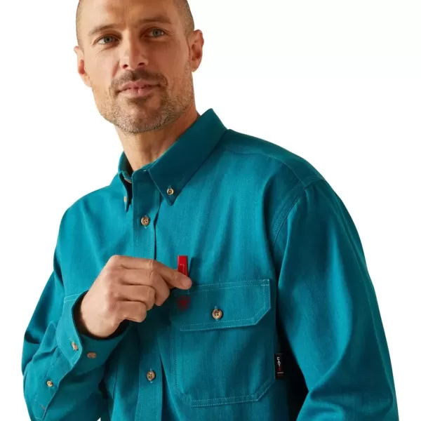 imageAriat Mens FR Air Inherent Work ShirtAqua