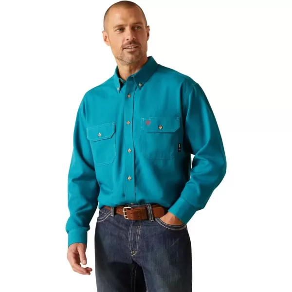 imageAriat Mens FR Air Inherent Work ShirtAqua