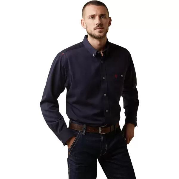 imageAriat Mens FR Air Inherent Work ShirtNavy Heather
