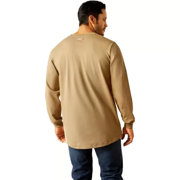 imageAriat Mens FR Air Rig Life Graphic TShirtField Khaki