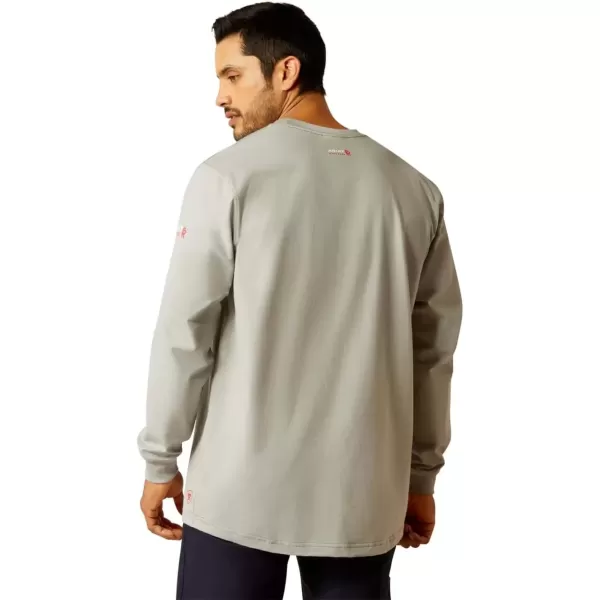 imageAriat Mens FR Air Rig Life Graphic TShirtSilver Fox
