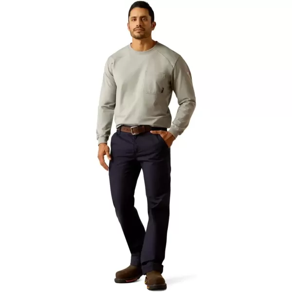 imageAriat Mens FR Air Rig Life Graphic TShirtSilver Fox