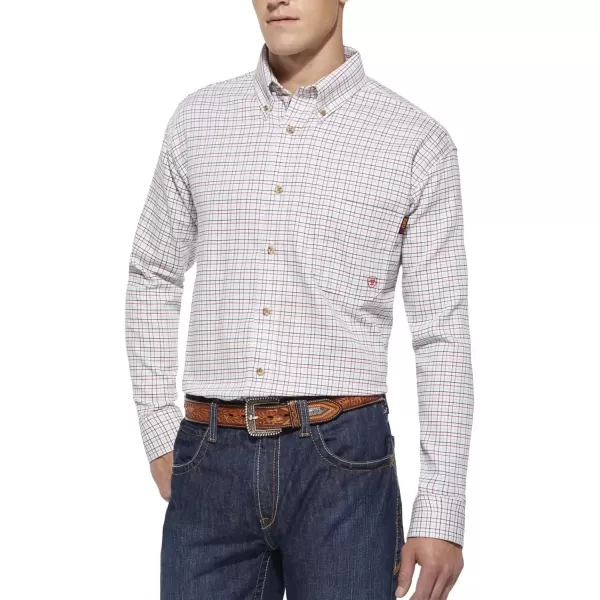 imageAriat Mens FR Basic Work ShirtWhite Multi