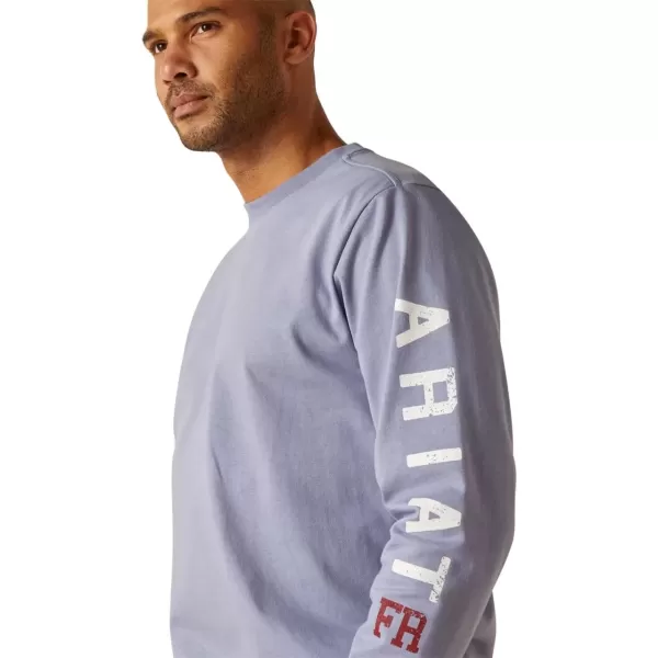 imageAriat Mens FR Roughneck Skull Logo Long Sleeve ShirtInfinity