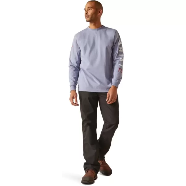 imageAriat Mens FR Roughneck Skull Logo Long Sleeve ShirtInfinity