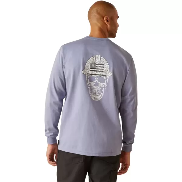 imageAriat Mens FR Roughneck Skull Logo Long Sleeve ShirtInfinity
