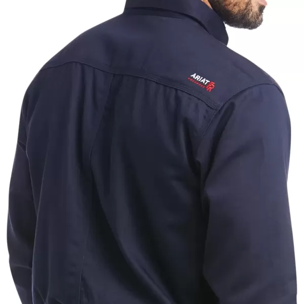 imageAriat Mens FR Solid Work ShirtNavy