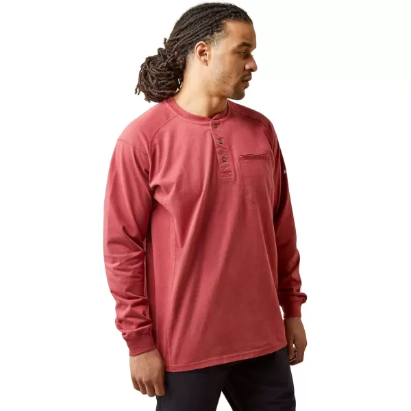 imageAriat Mens Fr Air HenleyBrick Red