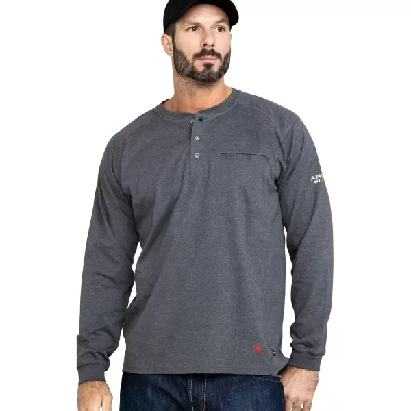 imageAriat Mens Fr Air HenleyCharcoal