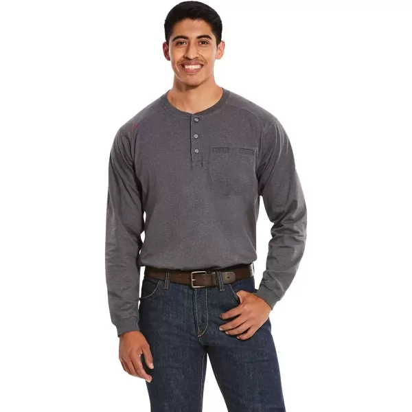 imageAriat Mens Fr Air HenleyCharcoal Heather