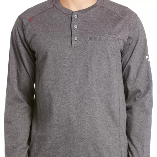imageAriat Mens Fr Air HenleyCharcoal Heather
