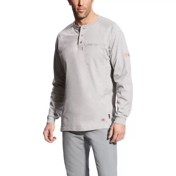 imageAriat Mens Fr Air HenleySilver Fox Heather