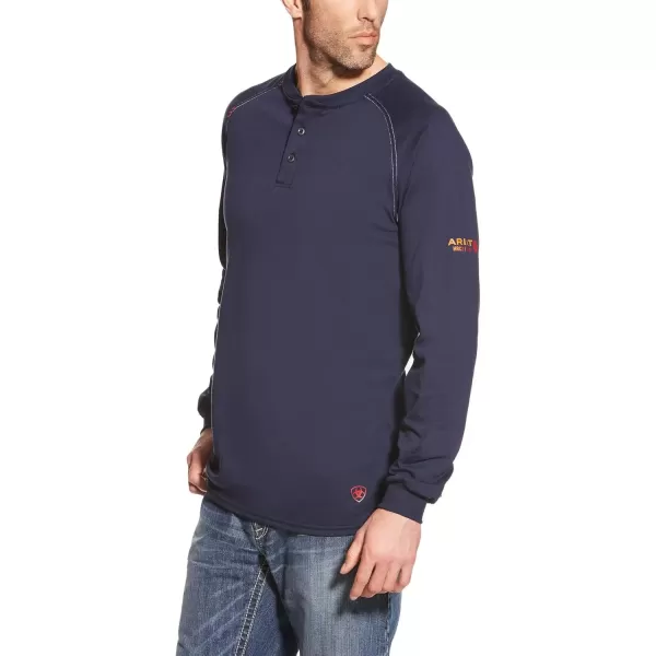 imageAriat Mens Fr Henley TopBlue Twill