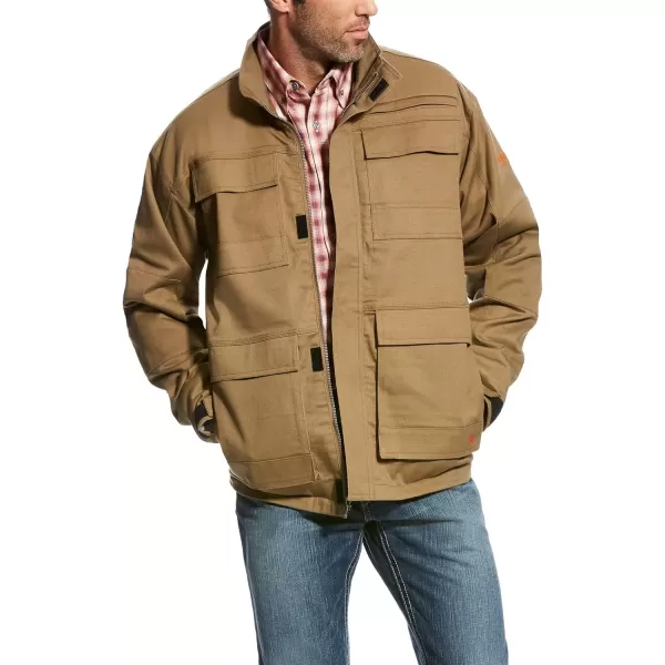 imageARIAT Mens Fr Canvas Stretch JacketField Khaki