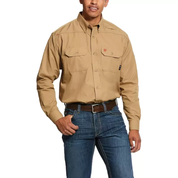 imageARIAT Mens Fr Featherlight Work ShirtBeigeKhaki