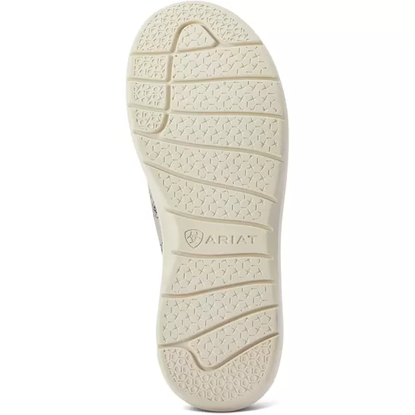 imageARIAT Womens Hilo Stretch Slip On Flats Casual  BlackAriat Logo