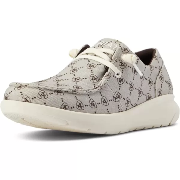 imageARIAT Womens Hilo Stretch Slip On Flats Casual  BlackAriat Logo