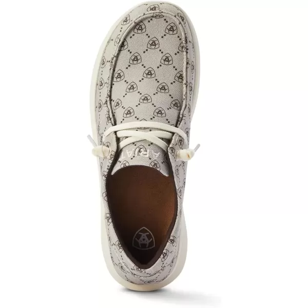 imageARIAT Womens Hilo Stretch Slip On Flats Casual  BlackAriat Logo
