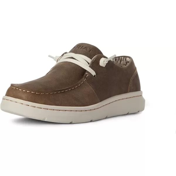 imageARIAT Womens Hilo Stretch Slip On Flats Casual  BlackBrown Bomber