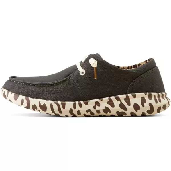 imageARIAT Womens Hilo Stretch Slip On Flats Casual  BlackCharcoal