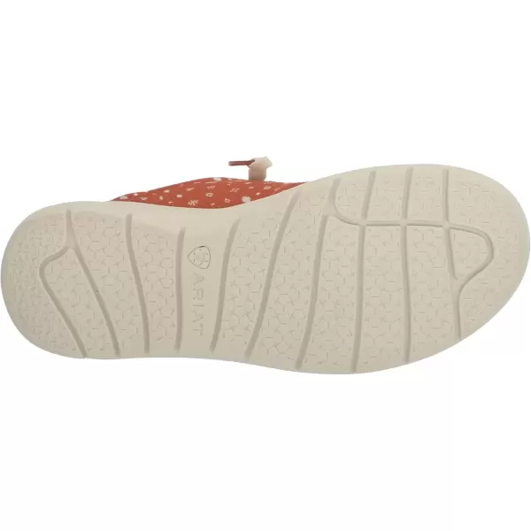 imageARIAT Womens Hilo Stretch Slip On Flats Casual  BlackClay Dibujo Print