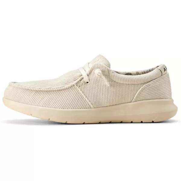 imageARIAT Womens Hilo Stretch Slip On Flats Casual  BlackCream Corduroy
