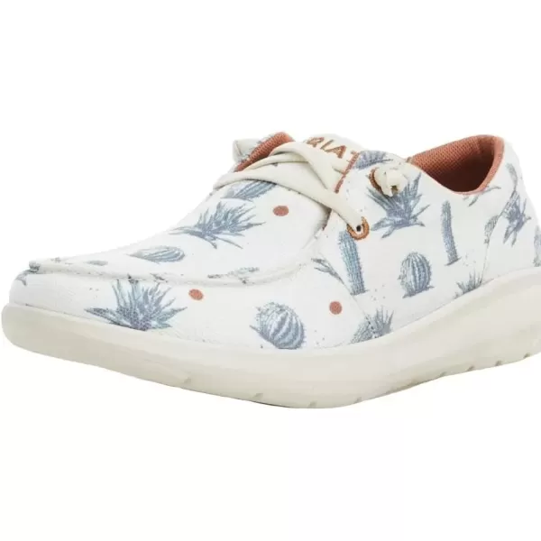 Cream Nueces Cactus Print