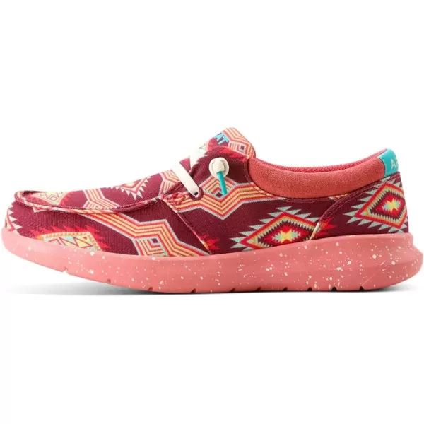 imageARIAT Womens Hilo Stretch Slip On Flats Casual  BlackCrimson Cave Creek