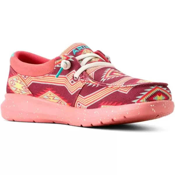 imageARIAT Womens Hilo Stretch Slip On Flats Casual  BlackCrimson Cave Creek