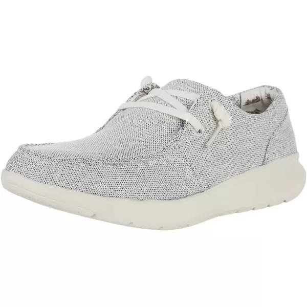 imageARIAT Womens Hilo Stretch Slip On Flats Casual  BlackGallant Gray