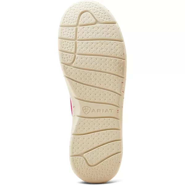 imageARIAT Womens Hilo Stretch Slip On Flats Casual  BlackHottest Pink