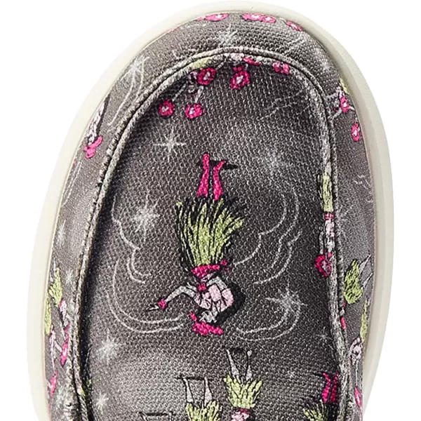imageARIAT Womens Hilo Stretch Slip On Flats Casual  BlackHula Print