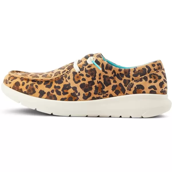 imageARIAT Womens Hilo Stretch Slip On Flats Casual  BlackLively Leopard