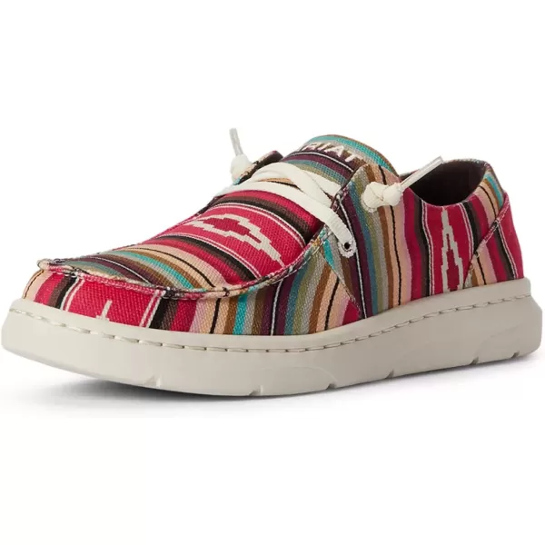 imageARIAT Womens Hilo Stretch Slip On Flats Casual  BlackPastel Serape