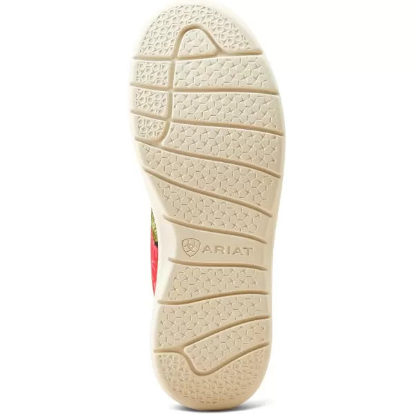 imageARIAT Womens Hilo Stretch Slip On Flats Casual  BlackPunchy Polka Dot