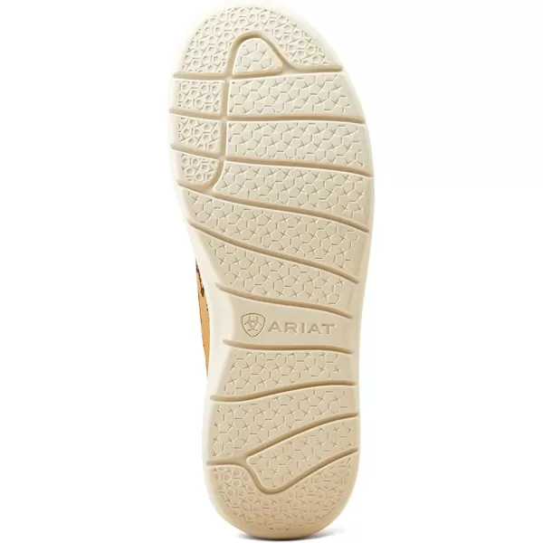 imageARIAT Womens Hilo Stretch Slip On Flats Casual  BlackRoses of the Range
