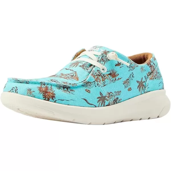Turquoise Paniolo Print