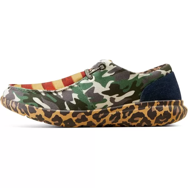 imageARIAT Womens Hilo Stretch Slip On Flats Casual  BlackWild West Usa