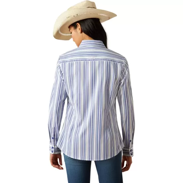 imageARIAT Womens Kirby Stretch ShirtCobalt Stripe