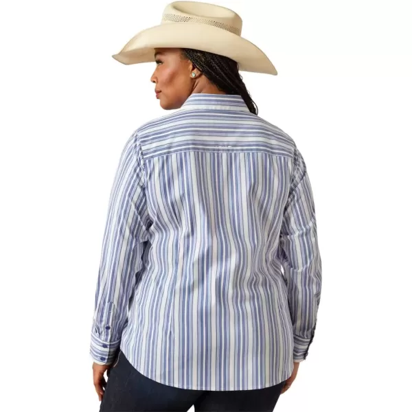 imageARIAT Womens Kirby Stretch ShirtCobalt Stripe