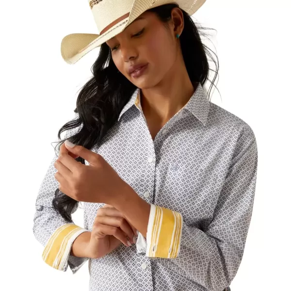 imageARIAT Womens Kirby Stretch ShirtOcean Geo